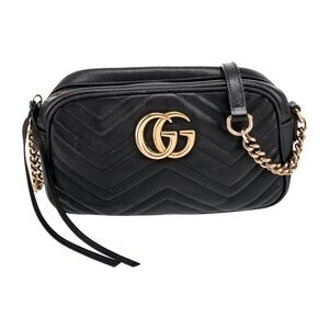 Gucci Calfskin GG Marmont Small Bag